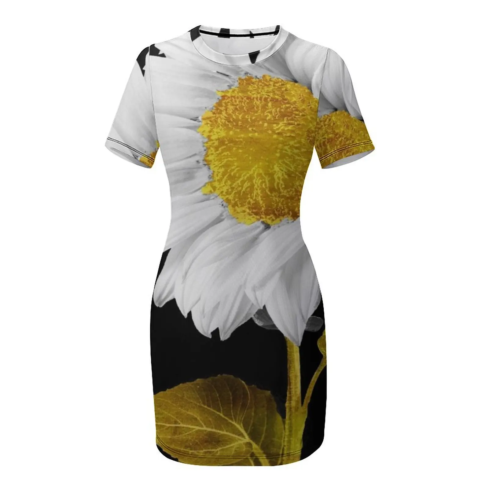 Золотое платье с короткими рукавами и сердечками вечернее пляжная одежда