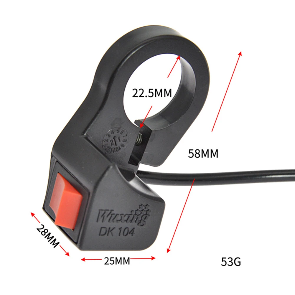 

`Electric Bike Scooter Universal Forward Backward Switch Button MTB Speed Switch Cycling Replacement Accessories
