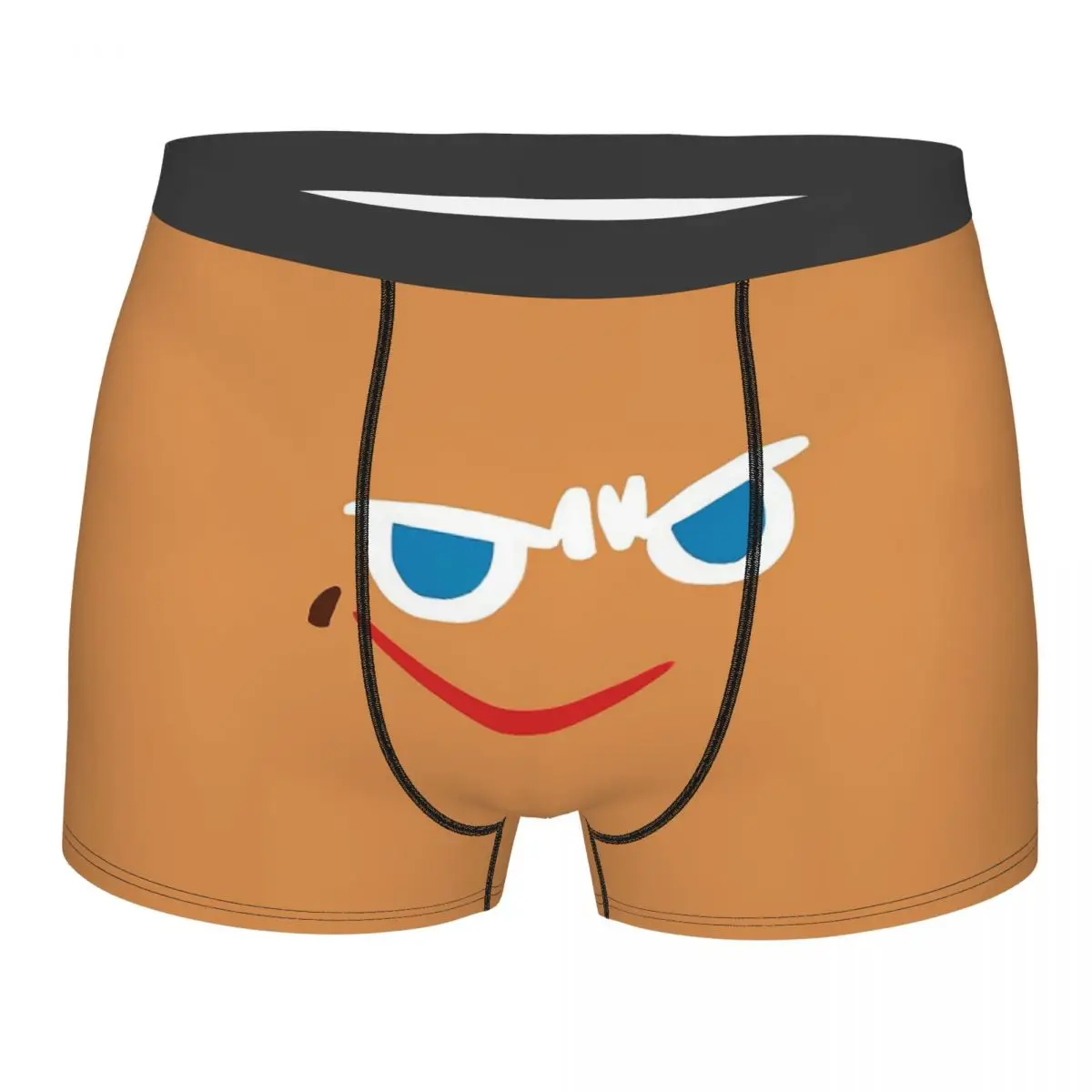 

Gingerbrave Cursed Face Cookie Run Kingdom Man Underwear Boxer Shorts Panties Novelty Breathable Underpants for Homme Plus Size