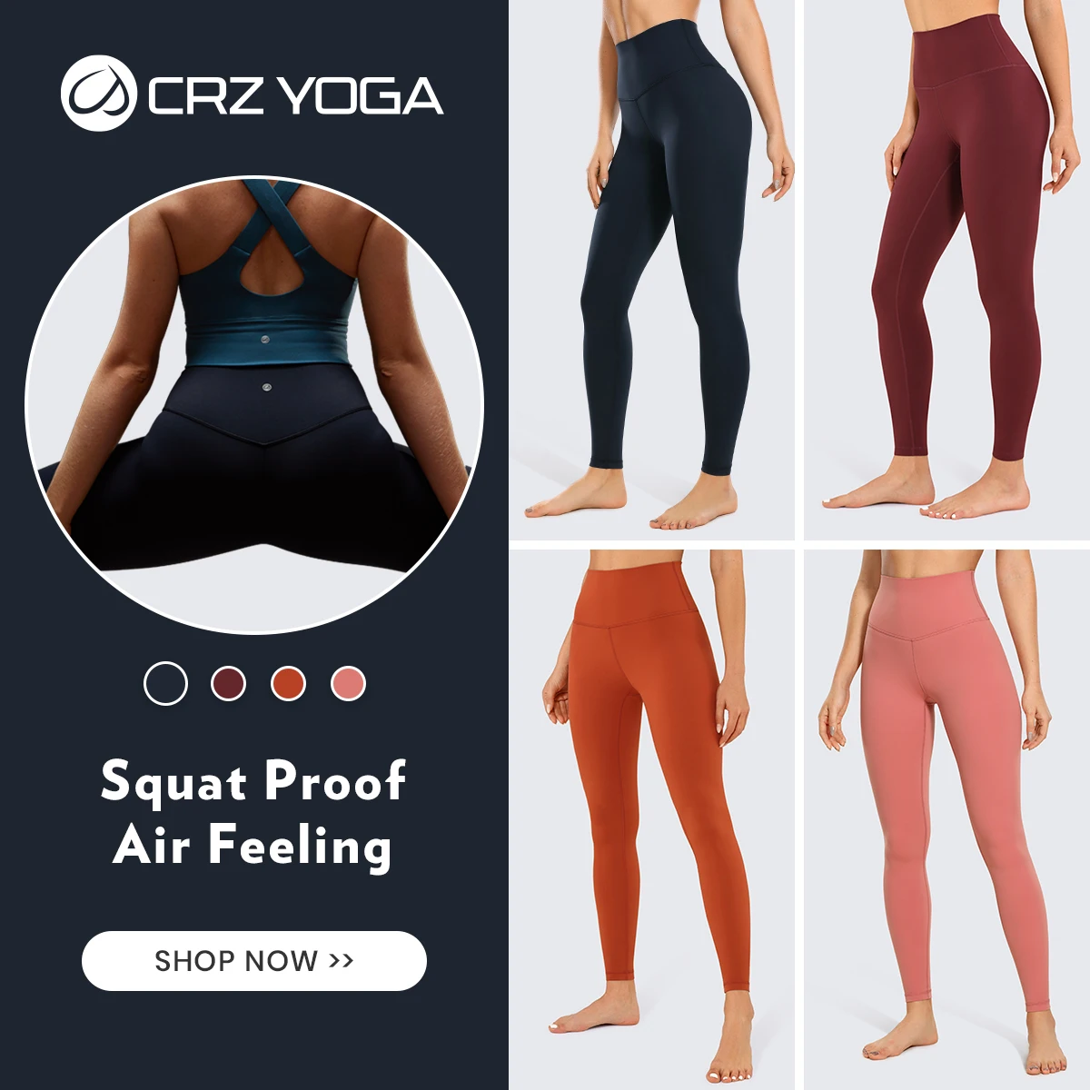CRZ YOGA Air Feeling леггинсы с высокой талией для женщин 28 ''-теплые плотные