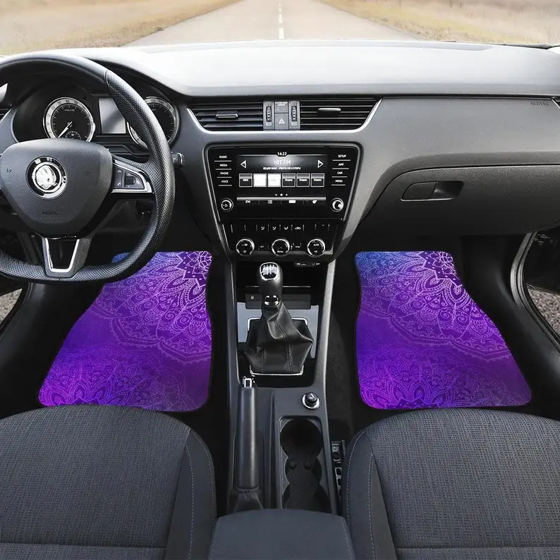 

Purple Mandalas Car Floor Mats, Car Floor Mats Set, Floor Mats for Car