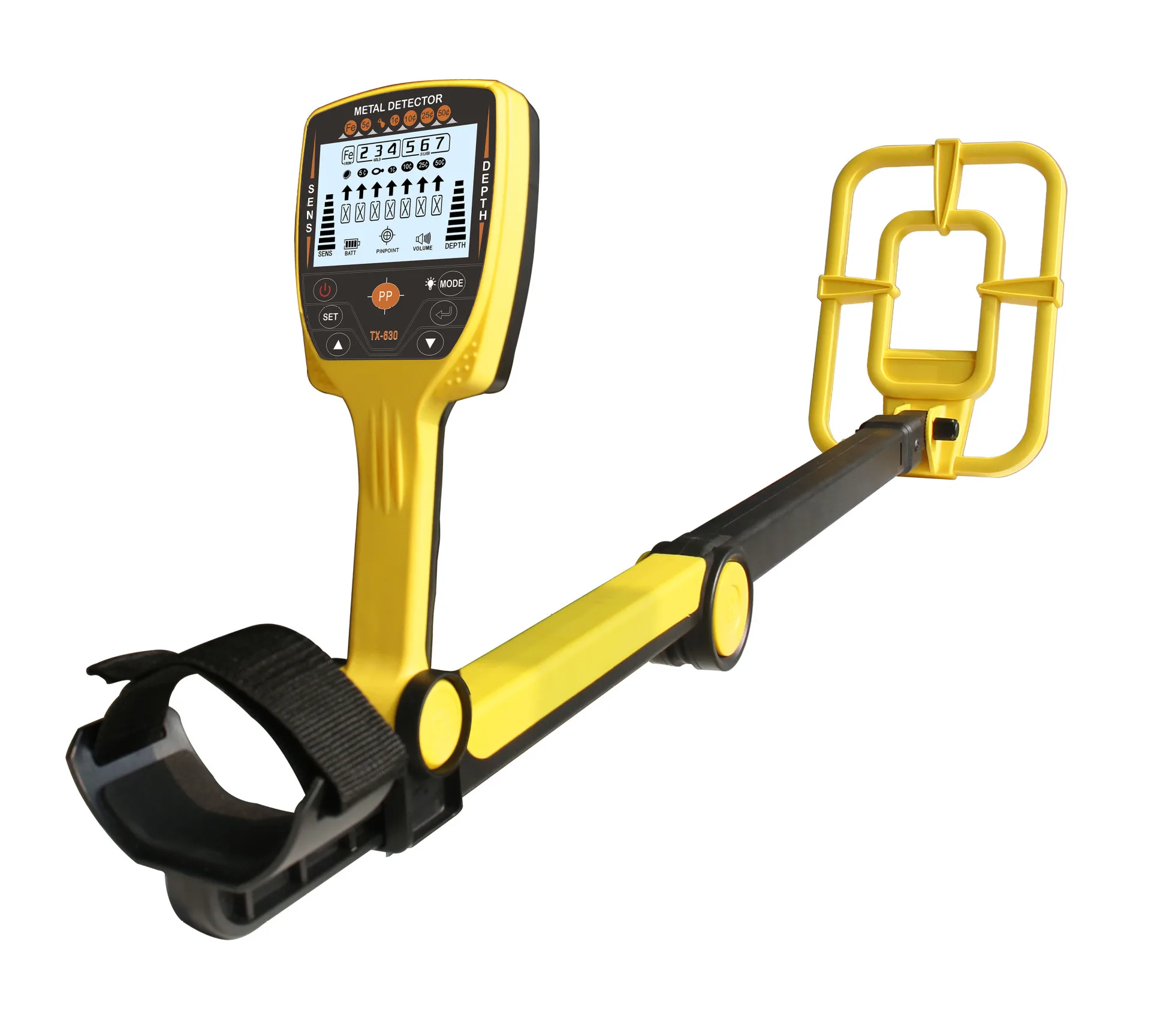 

LCD Display Tianxun MD-630 Portable Folding Outdoor Hand-held Metal Detector
