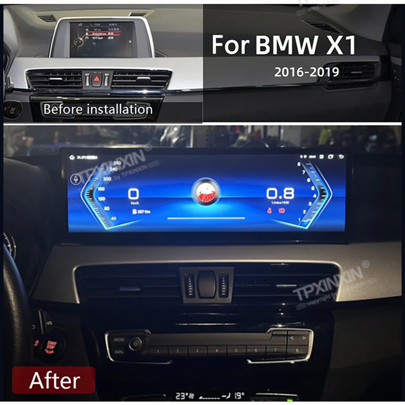 8-ядерный автомобильный радиоприемник для BMW 1 серии F52 14 9 дюйма ультратонкий