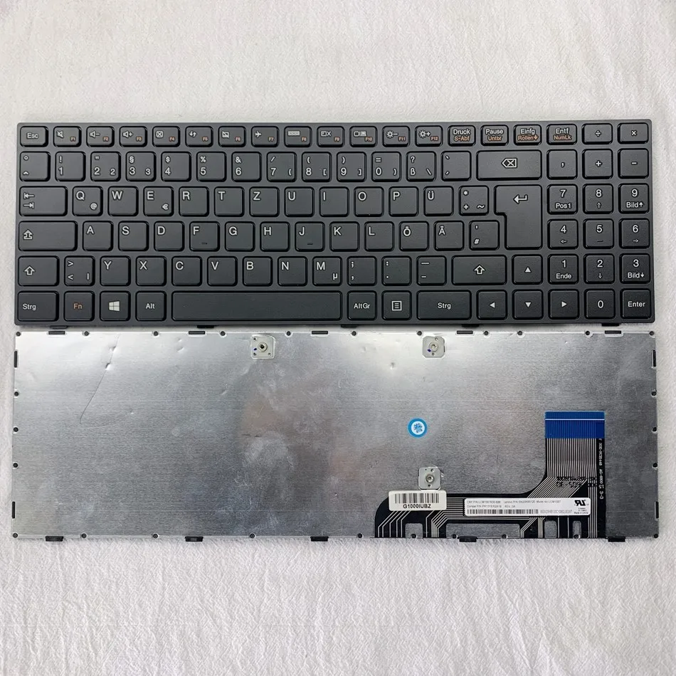 Немецкая клавиатура для ноутбука Lenovo Ideapad 100-15 100-15IBY 100-15IB модель LCM15B7 GR | Компьютеры