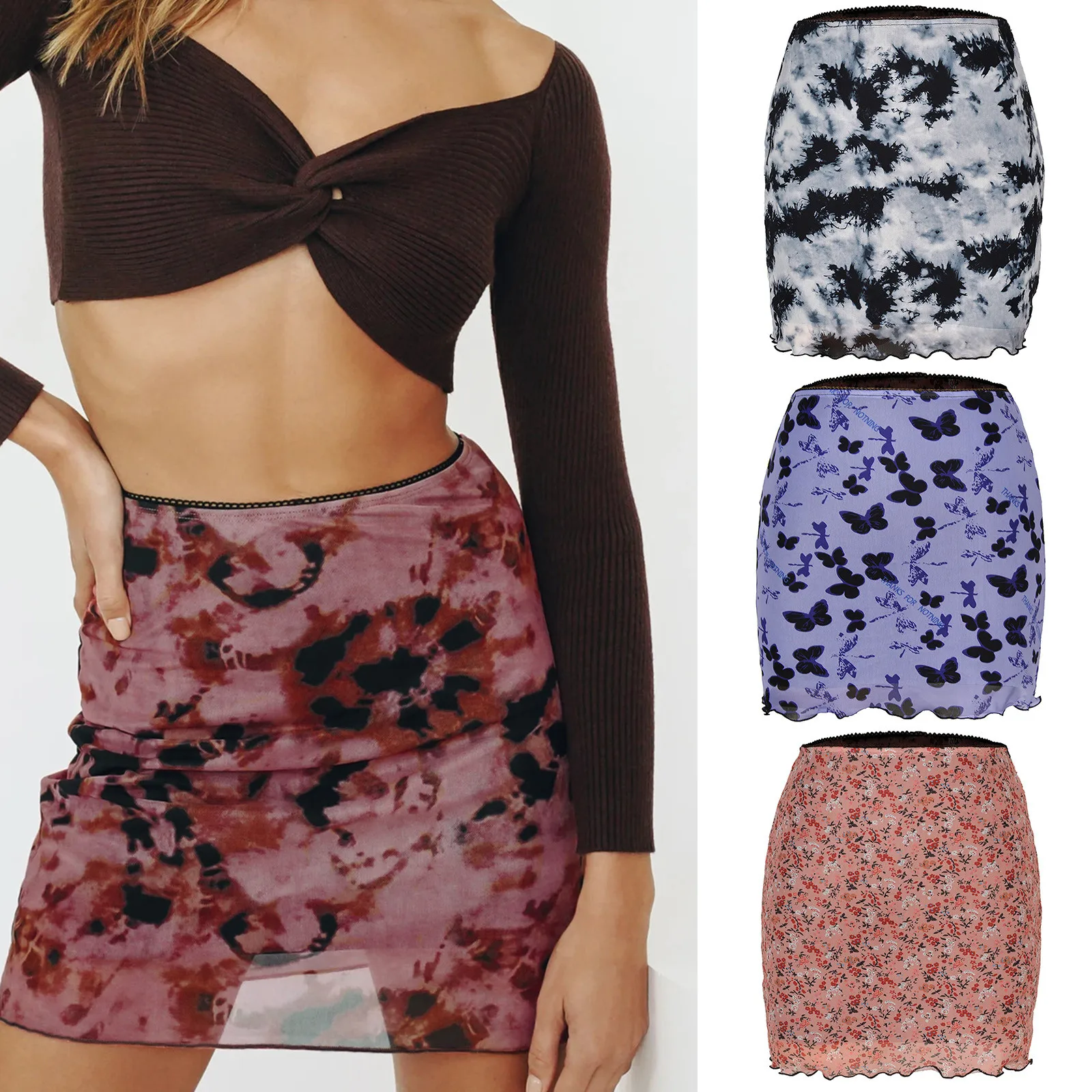 

Женская облегающая мини-юбка с принтом на талии, летняя, 90s, винтажная, с принтом в виде галстука, с графическим принтом, в стиле Харадзюку, го...