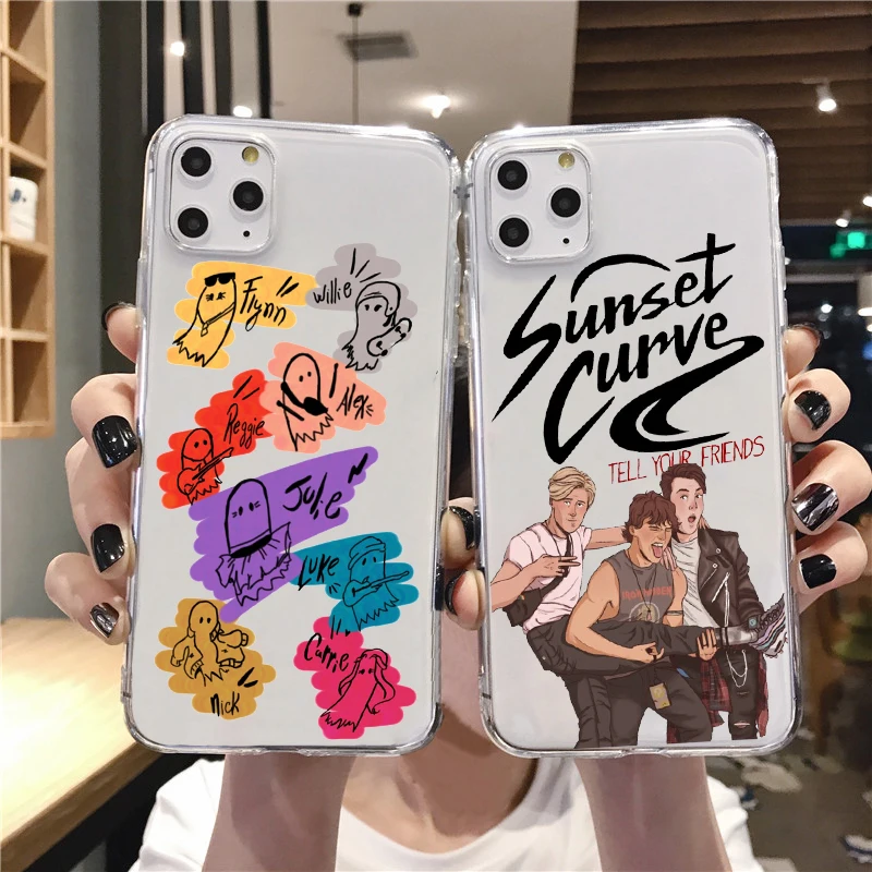 

Julie And The Phantoms Sunset Curve TPU soft phone Case for iPhone 11Pro XSMax XR 7 8 Plus 12 13mini 12pro 13pro 14pro max cover