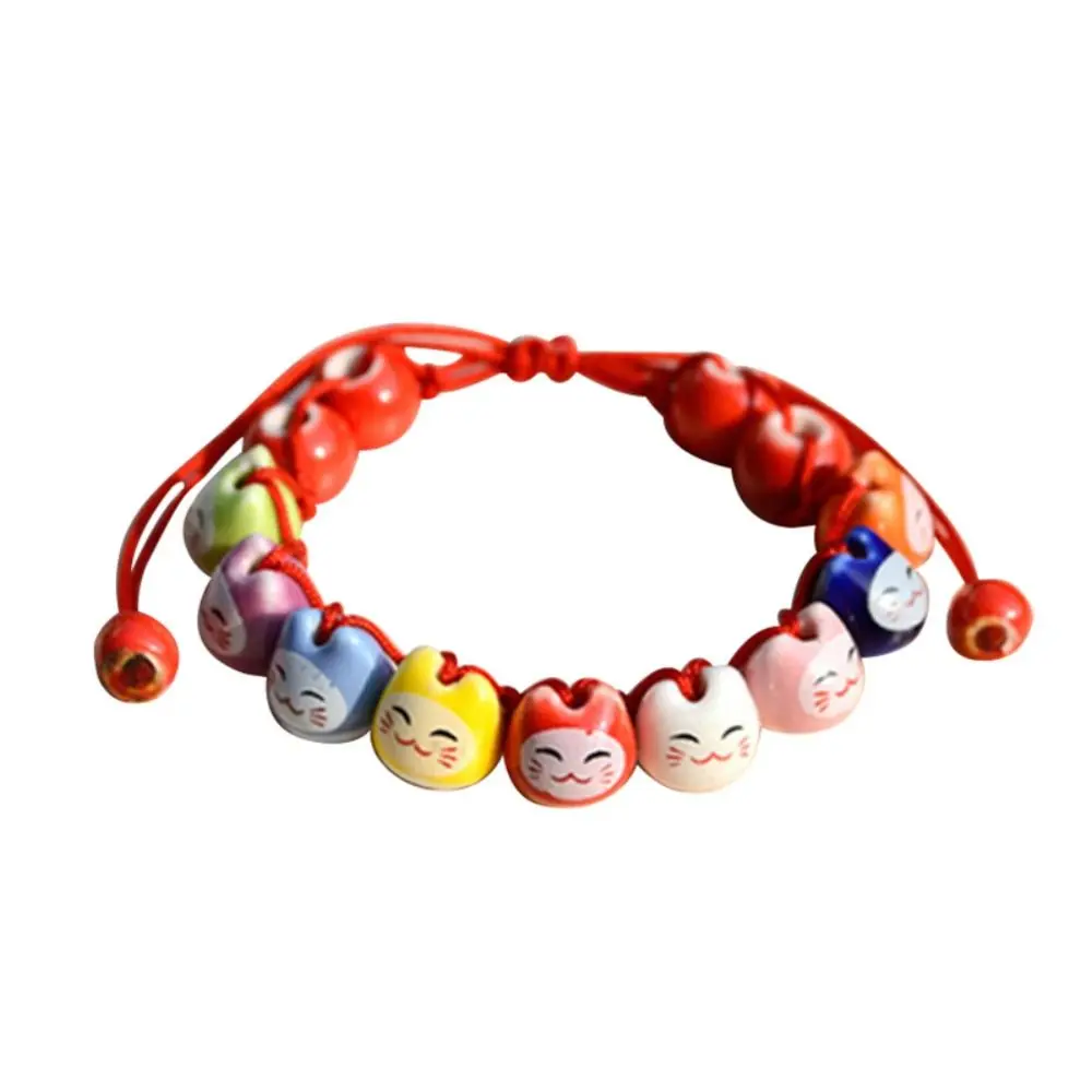 Керамический браслет Maneki Neko в китайском стиле Lucky Cat из полимерной глины, браслет из бисера с кошкой, ювелирные аксессуары ручной работы (art.: 3920d38df0ea4) - 3920d38df0ea4