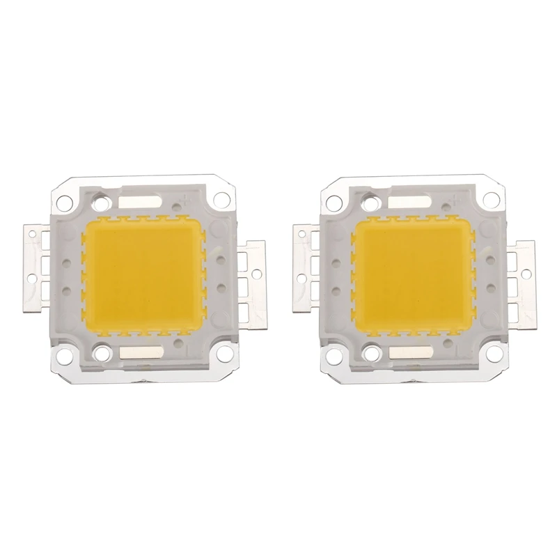 

2 шт., мощная светодиодная лампа 30 Вт с чипом, теплый белый свет, «сделай сам», 3000 лм, K