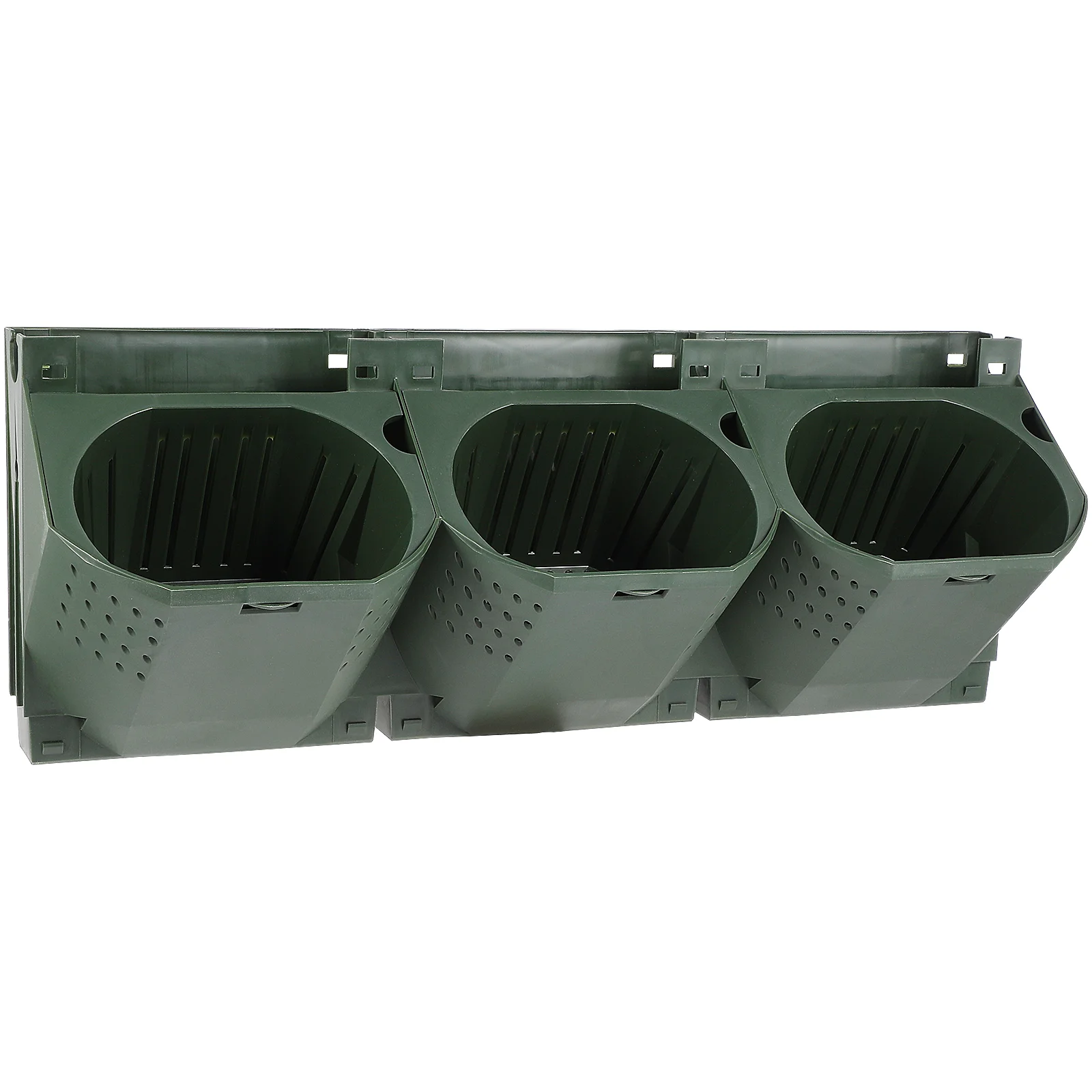 

Creative Vertical Wall Planter Garden Wall Mount Pot Living Background Wall for Indoor Outdoor Hall Balcony Garden Mall (Green)