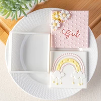 diy girl baby biscuit acrylic molds embossing press stamp bib headgear fondant cookie cutter household baby shower baking tools