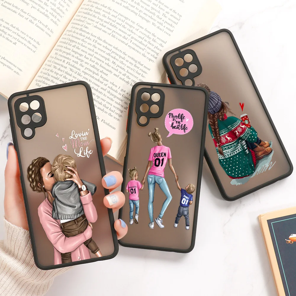 

Super Mom Phone Case For iphone 14 Pro Max Case For iPhone 12 11 13 Pro Max XR X XS Max 8 Plus SE Baby Girl Fashion Family cover