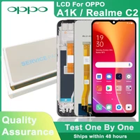 original 6 1 display replaceable parts for oppo a1k cph1923 lcd touch screen digitizer assembly for realme c2 rmx1941 lcd