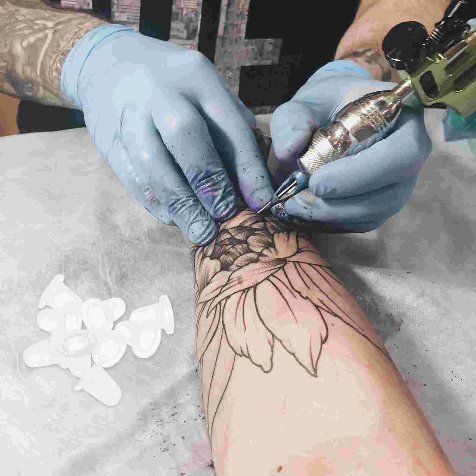 200 шт. получашка для чернил силиконовая чашка U-образная (большой размер) чашки