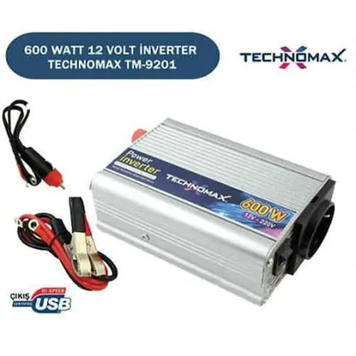 

Преобразователь инвертора Technomax 600 Вт, эргономичный дизайн, практичные продукты