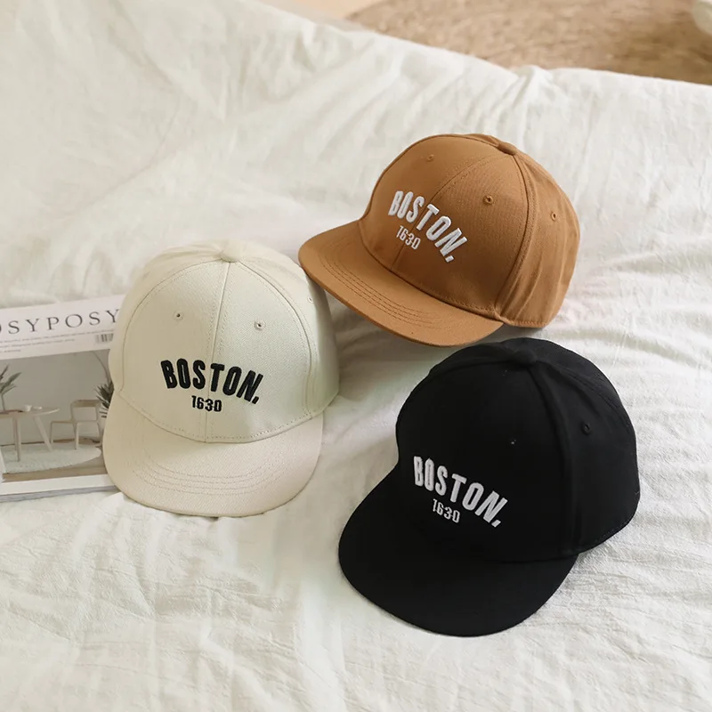 Детская бейсболка с вышивкой алфавита уличная Кепка для мальчиков и девочек