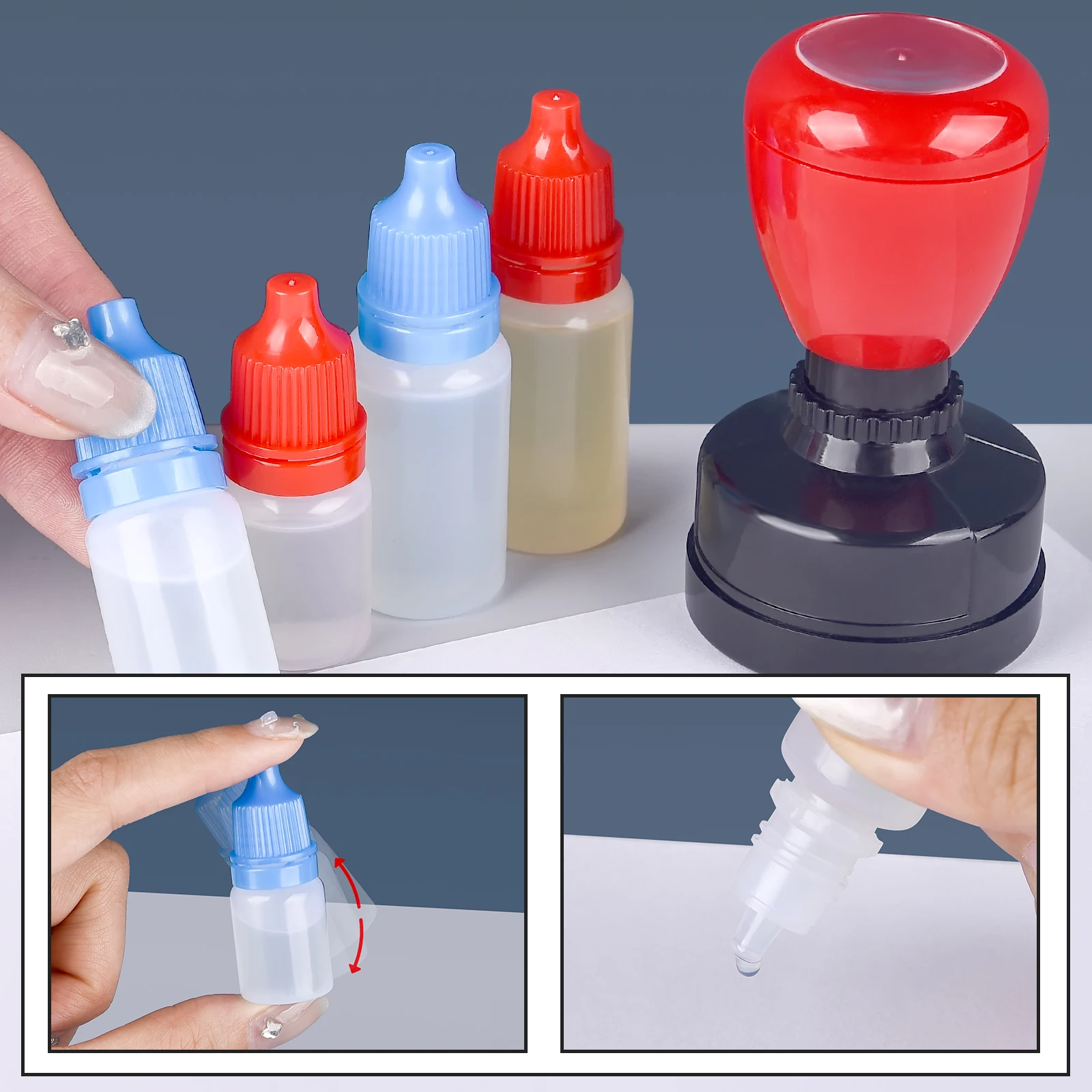 5/10 мл флуоресцентный штамп против подделки чернила резиновый