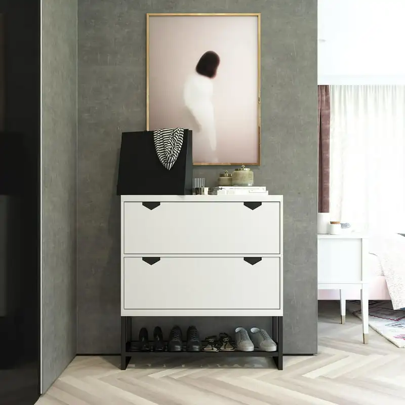 

Шкаф для обуви Brielle Entryway, белый