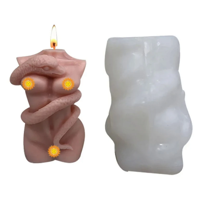

Diy Home Scented Candle Making Supplies: 3D Woman Resin Candle Mould (Silicone) 3D Handmade Craft Soap Molds