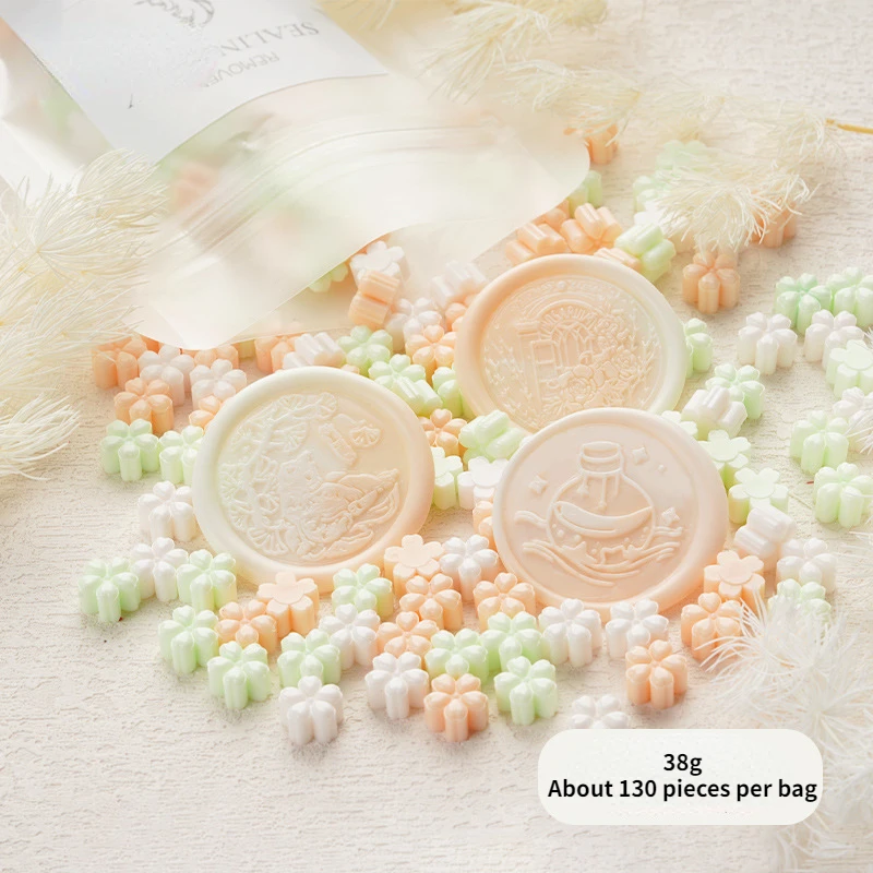 

38g Cherry Blossom Wax Beads Fresh INS Bagged Student's Diy Hand Account Envelope Invitation