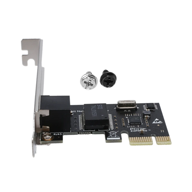 

10/1000Mbps Wired Home Office Game PCIE Network Card For Desktop PC PCI Express RJ-45 LAN Adapter Gaming Fast Ethernet