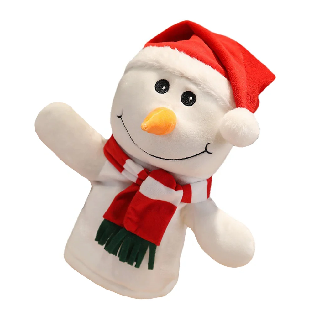 

Santa Hand Puppet Creative Finger Puppets Lovely Christmas Toys Cartoon Children Plaything Kids Adorable