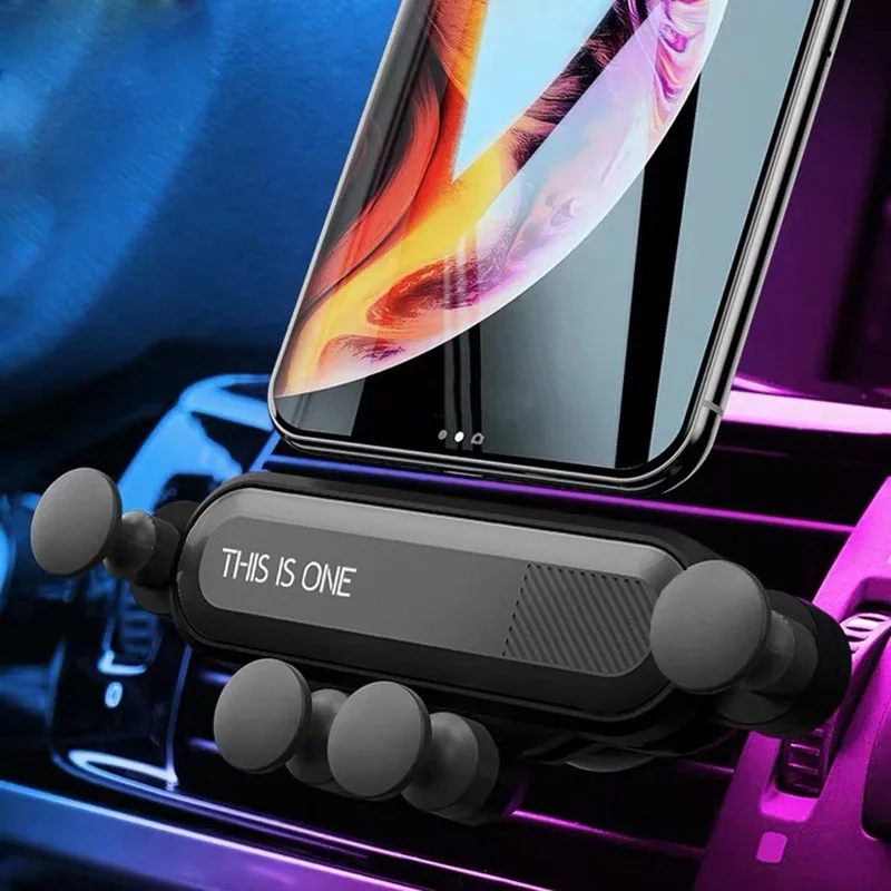 

держатель мобильного телефона Гравитационный Выдвижной Автомобильный держатель для воздуховыпускного отверстия, держатель для телефона ...