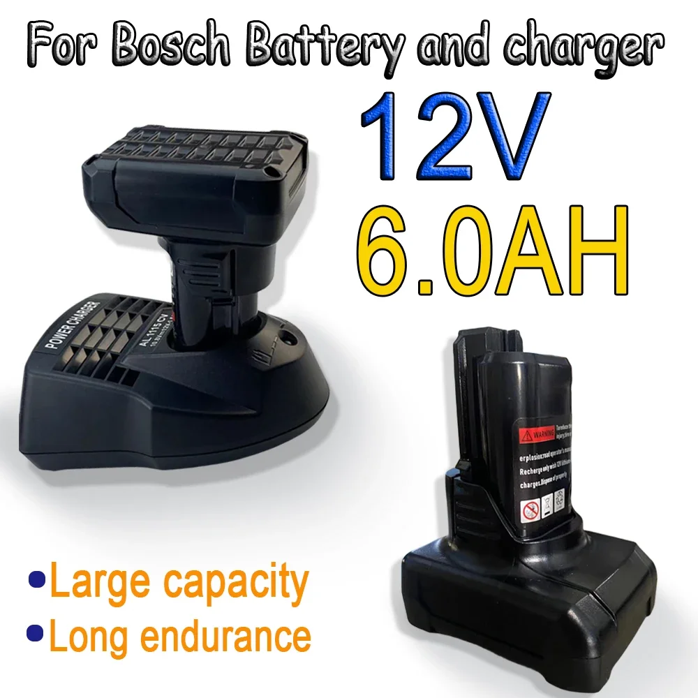 Литий-ионная аккумуляторная батарея 12 в 3000 мАч/6000 мАч для BOSCH D-70745GOP 2607336013 2607336014