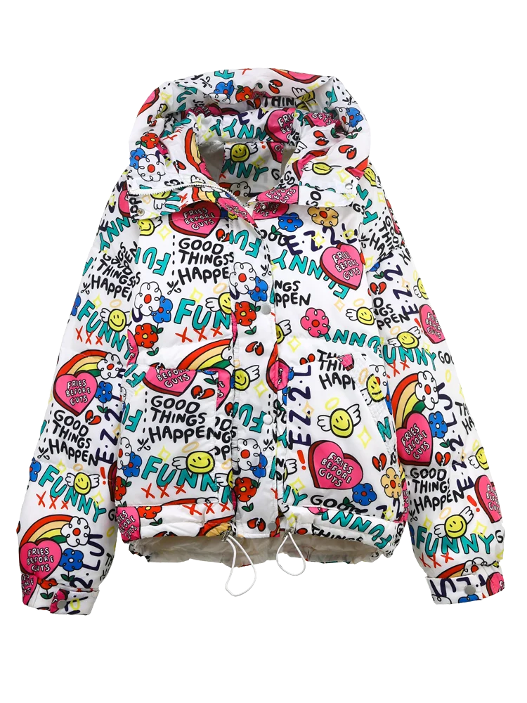 New Women Down Jacket Casual Style Autumn Winter Coats And Parkas Female Outwear