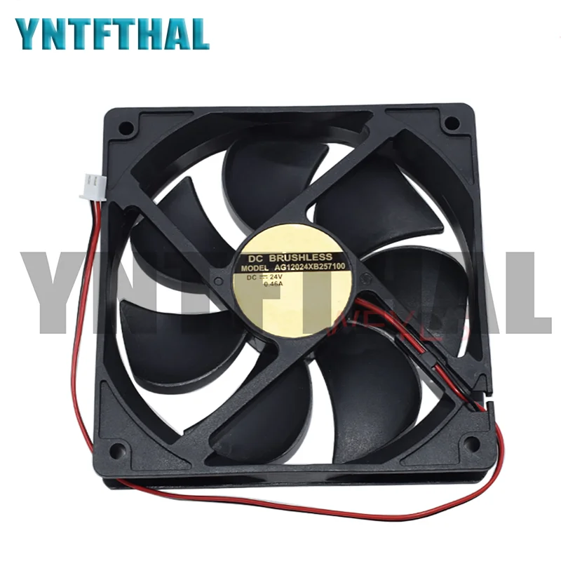 Оригинальный промышленный вентилятор 12 см 12025 AG12024XB257100 24 в а охлаждающий вентилятор