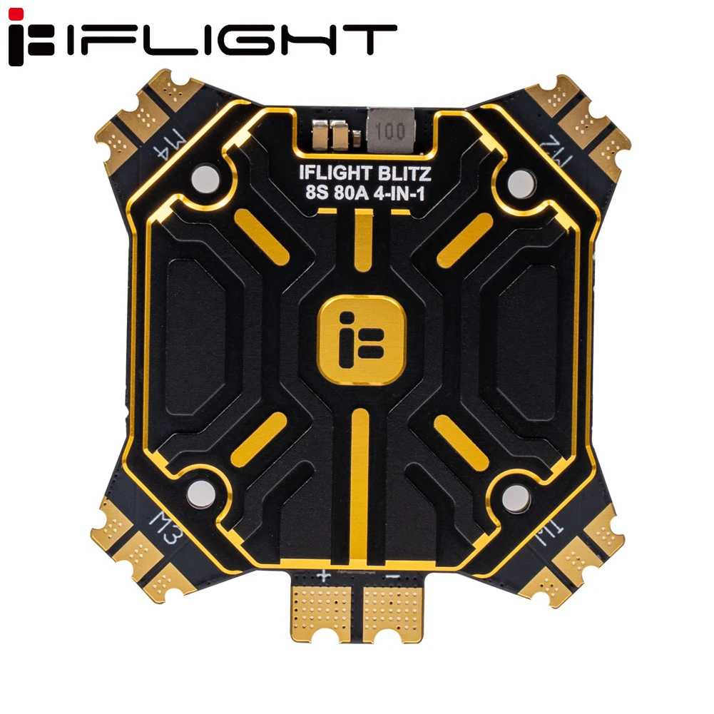 iFlight BLITZ E80 Pro 4-IN-1 ESC (G2) с монтажными отверстиями 35x35 мм для FPV