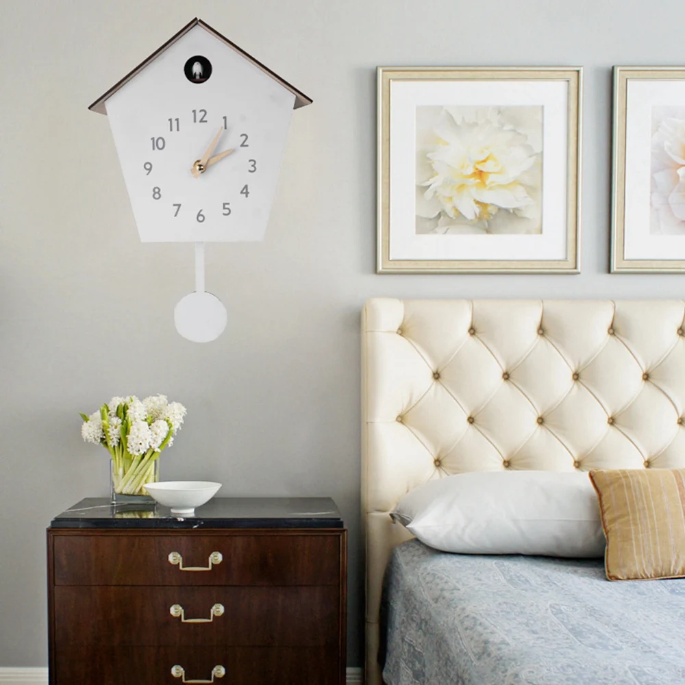 

Modern Cuckoo Clock Intelligent Telling Time Wall Clock Home School Decor