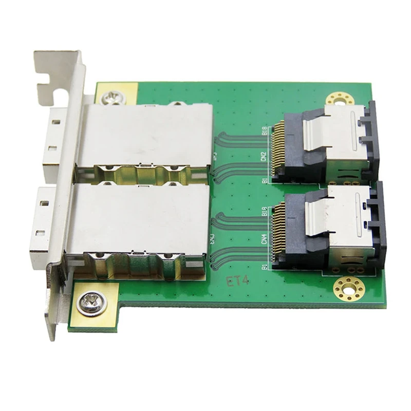 Двухпортовый внутренний адаптер Mini SAS SFF-8087 для внешнего HD SFF-8088 Sas26p PCI сменные