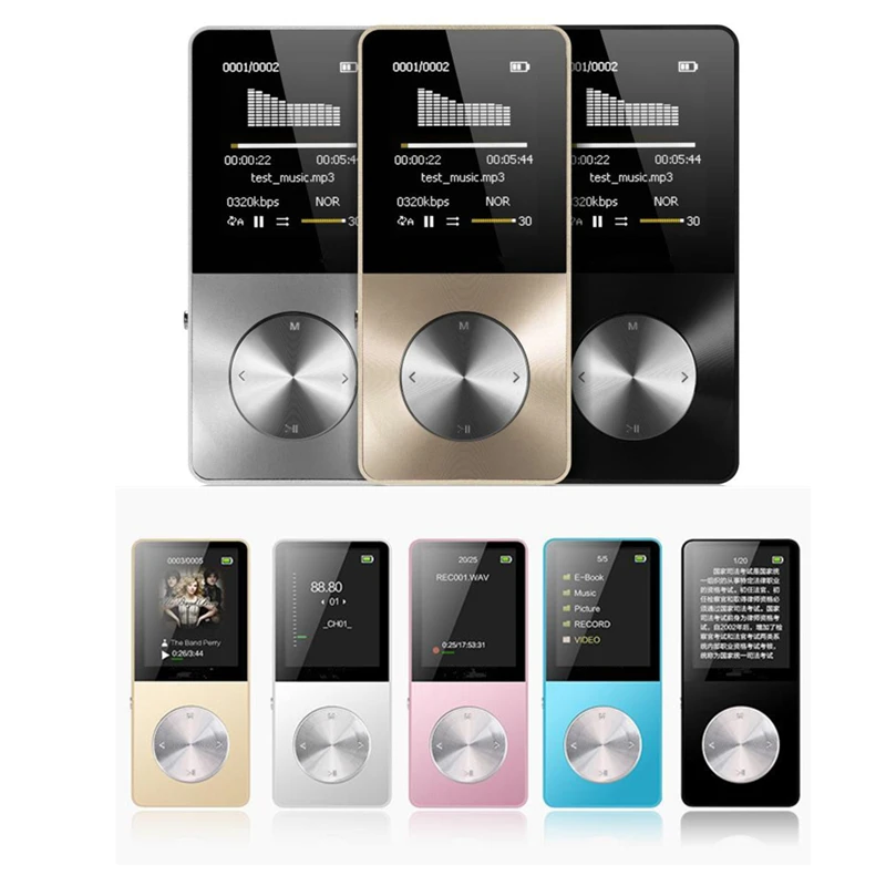 

Metal MP4 Player with Built-in Speaker HIFI player Walkman mp3 8GB 16GB 32GB 72GB players video Lossless music mp 4 player
