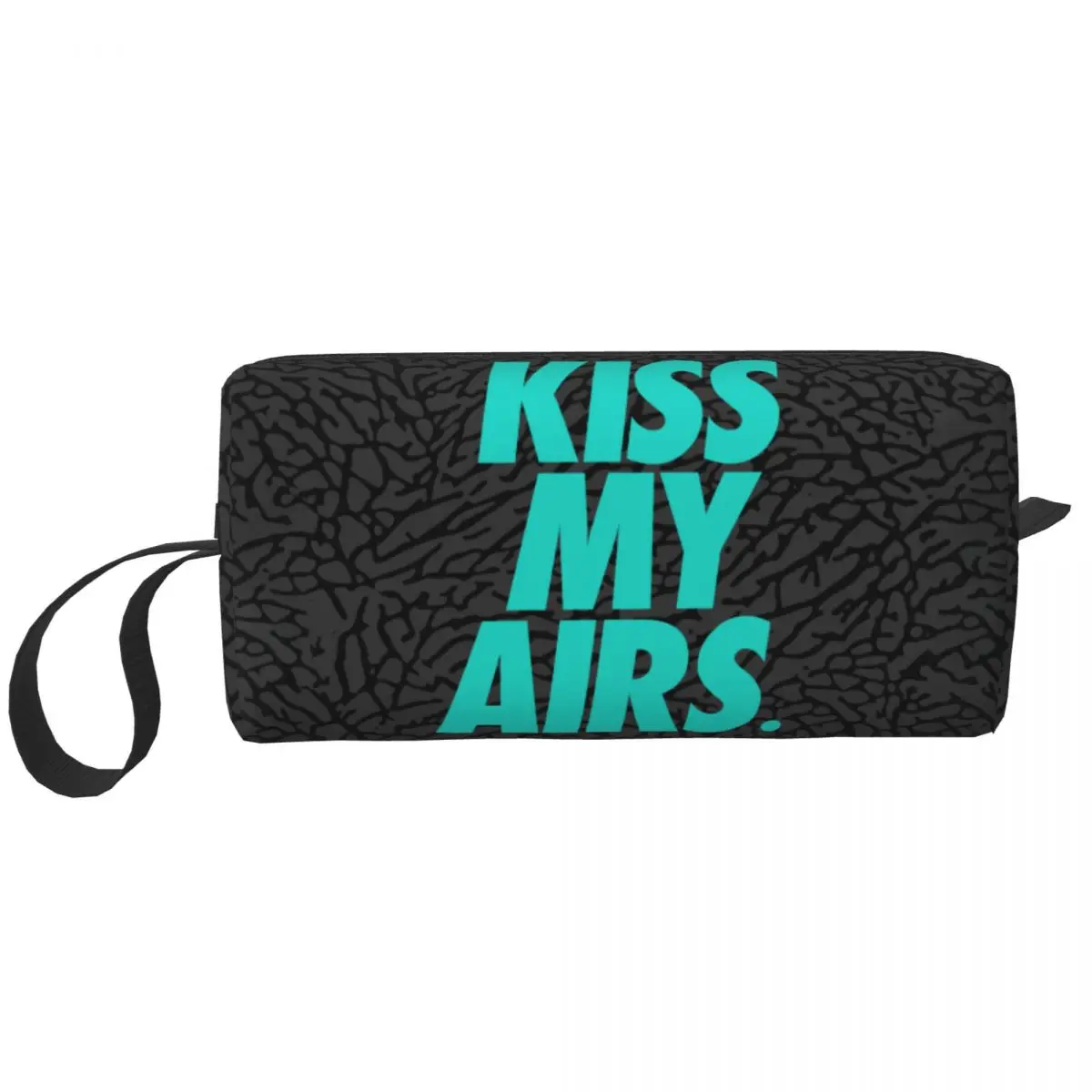 

Kiss My Airs Makeup Bag for Women Travel Cosmetic Organizer Fashion Storage Toiletry Bags Dopp Kit Case Box