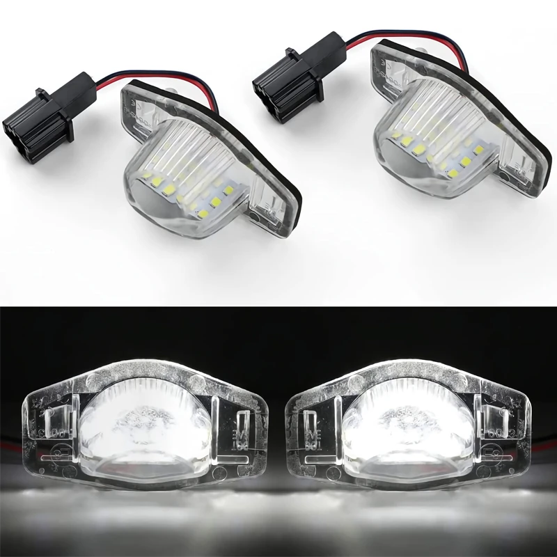 

2 шт. светильник Автомобильные светодиодные лампы для номерного знака Honda Crv Fit Jazz