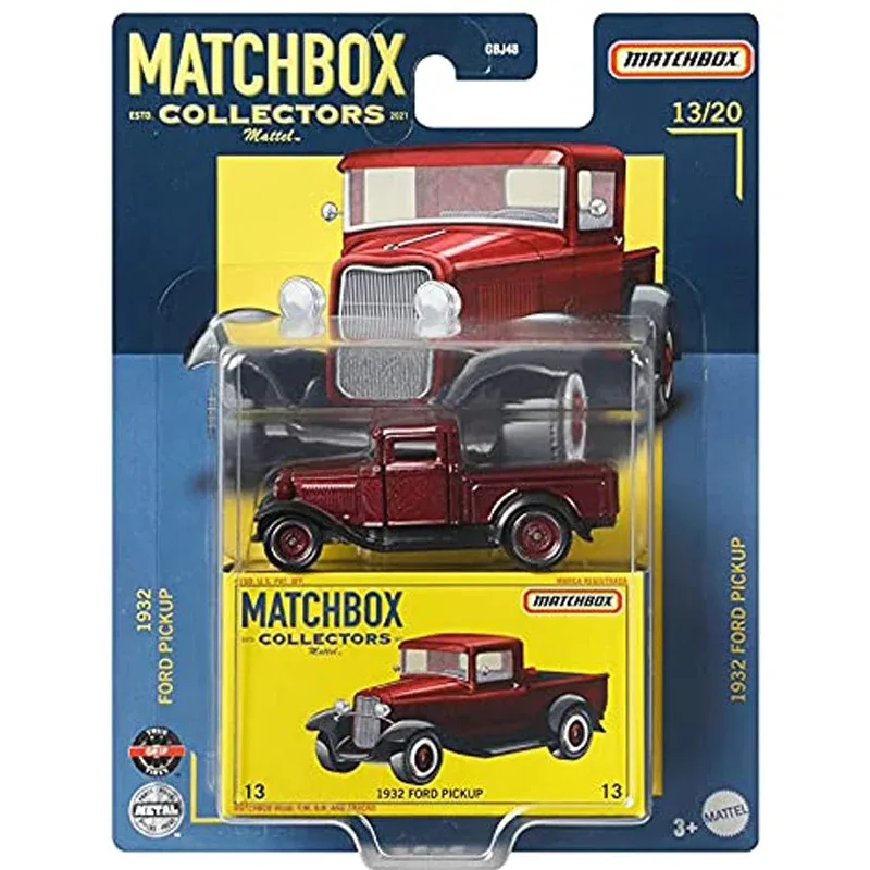 Сварочная коробка 1/64 1932 пикап FORD Коллекционирование литье под давлением модель