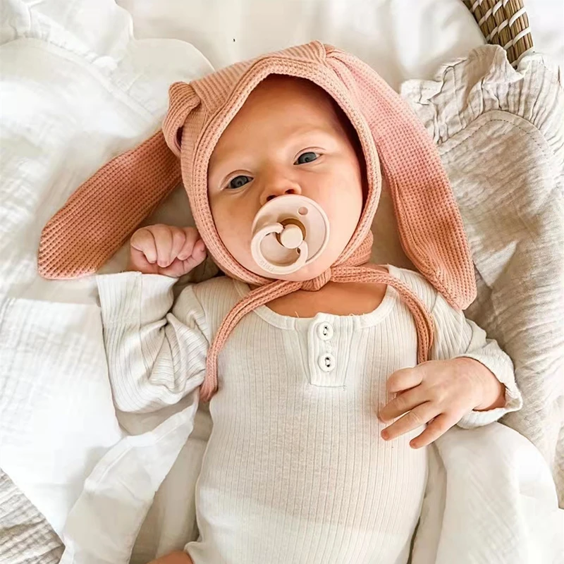 

New Cute Baby Hat Bunny Long Ear Soft Girls Boys Beanie Bonnet Newborn Toddler Infant Knitted Cap Photography Props