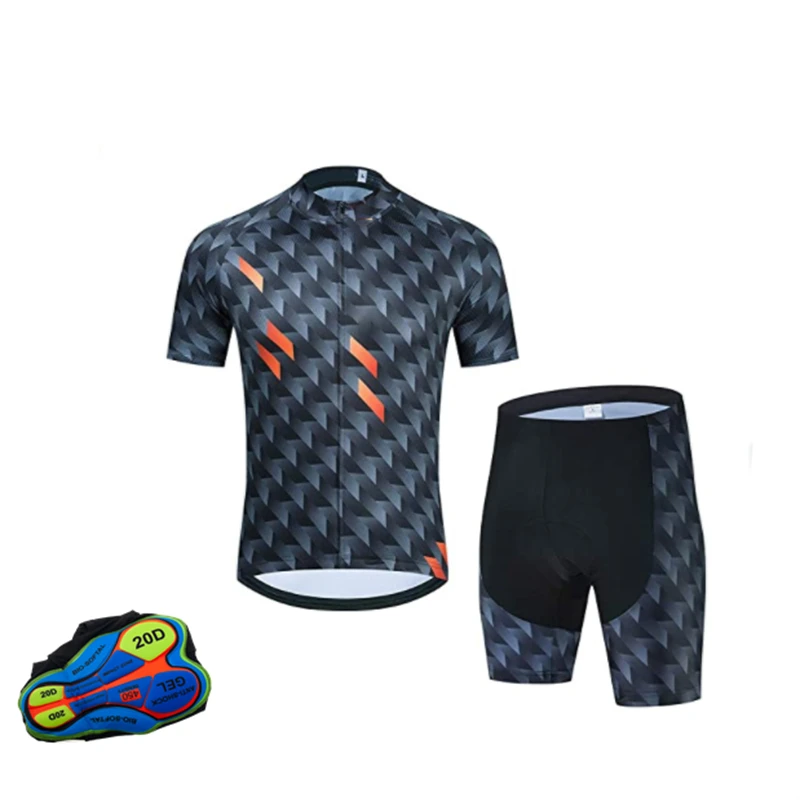 

Cycling Jersey Set Breathable Bicycle Clothing Riding Bike Clothes Short Sleeve Sports Cycling Set Ropa Ciclismo