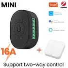 Модуль переключателя Tuya Mini Zigbee, модуль переключателя с дистанционным голосовым управлением, с поддержкой Alexa и Google Home, 16 А