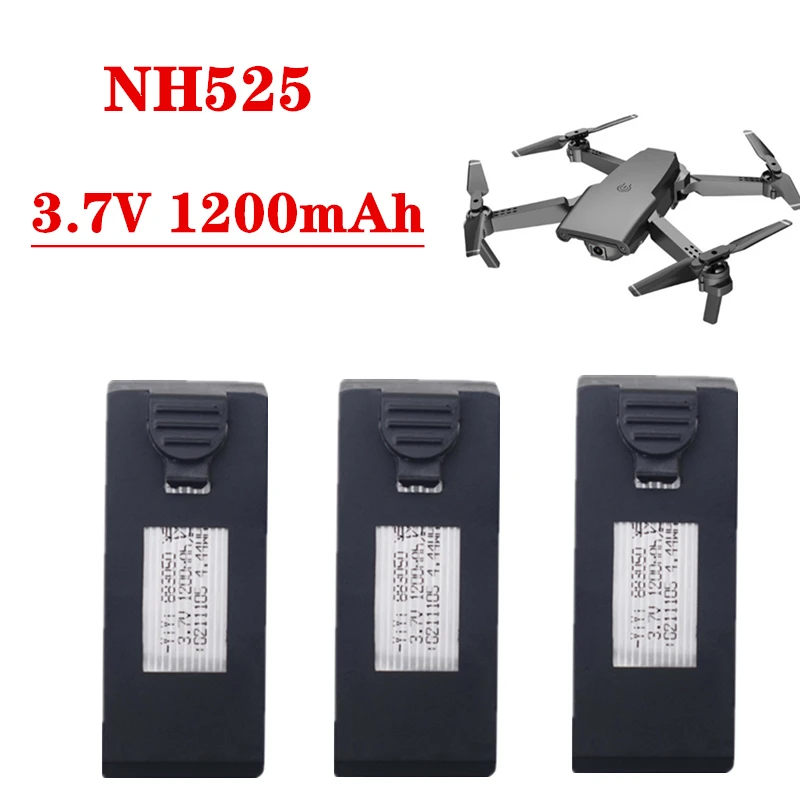 

Аккумулятор Lipo 3,7 в 1200 мАч для NH525 S8, складной, четырехосный, летательный аппарат, аксессуары для радиоуправляемого квадрокоптера, дрона, бат...