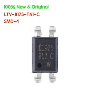 10PCS/LOT LTV817 LTV-817S-TA1-C SMD-4 Transistor Output Optocouplers 100% New & Original