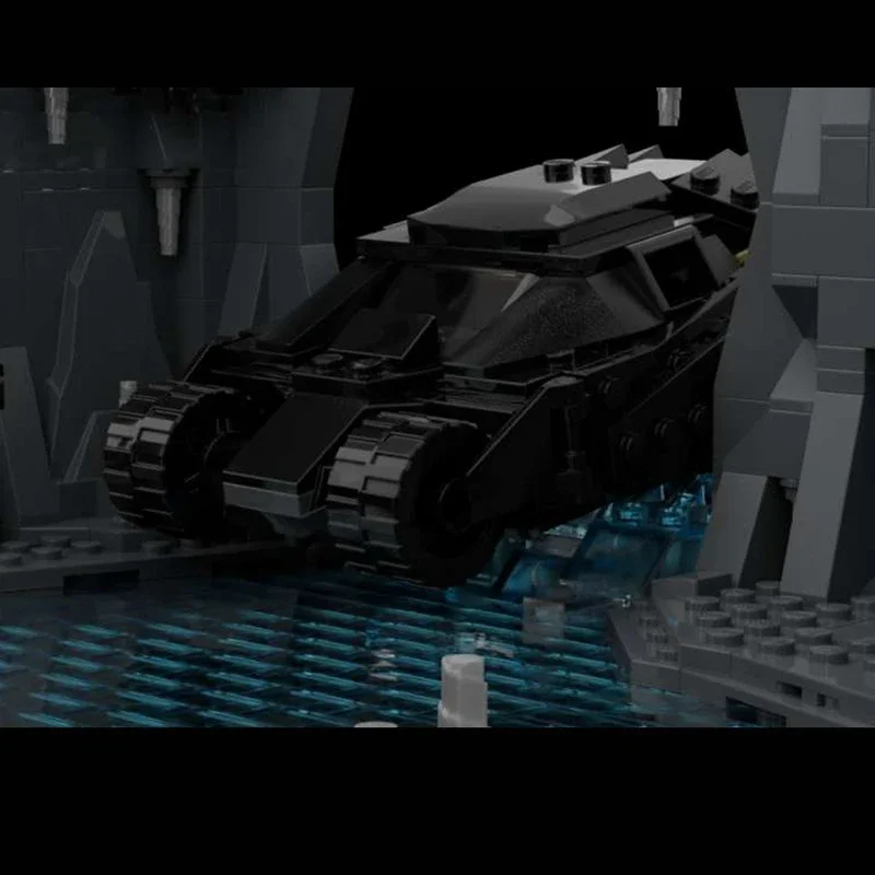 Hero Movie YcMoc Строительные блоки Batcave Диорама Игровой набор Модель Технология
