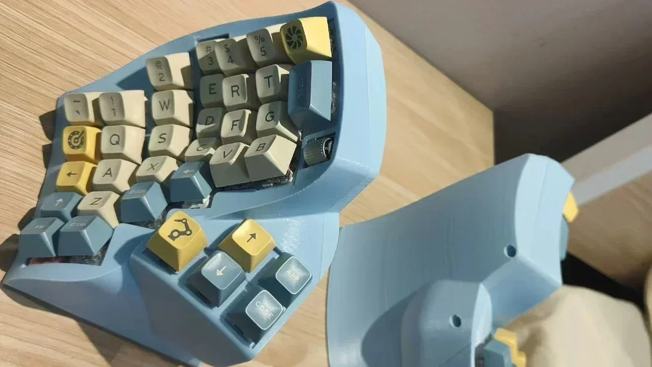 Комплект вертикальной разделенной клавиатуры индивидуальная беспроводная