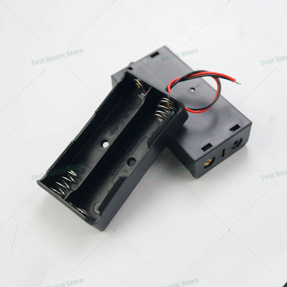 Черный пластиковый контейнер для батарей 18650 1 шт. коробка хранения литиевых с