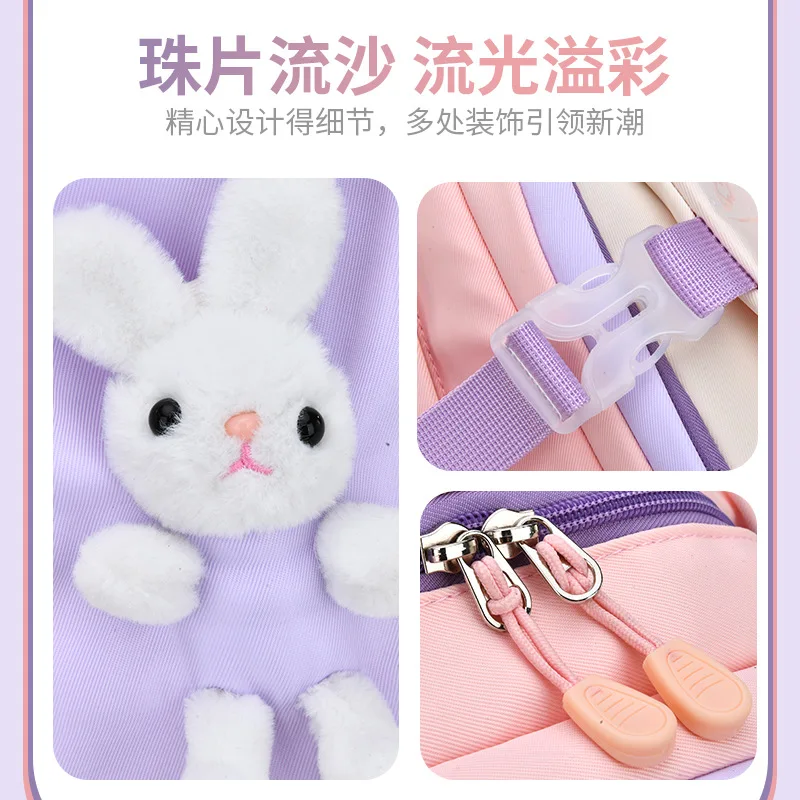 Kids princess Backpack Children School Bags for Girls Orthopedic Backpack schoolbag Primary School backpack Kids book bag 2022