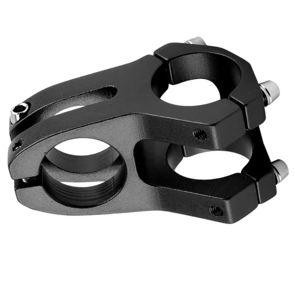 

Adjustable Stem Short Handlebar Stem for Mountain Bike Road Bike Replacement Part Accessories ( Black )