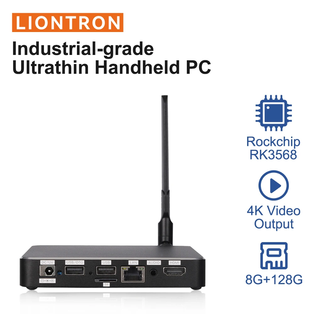 Liontron Mini Host Slient безвентиляторный Rockhip Rk3568 Подходит для промышленной автоматизации