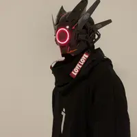 Handmade Diy Cyberpunk Mask Personalized Face Mask Cosplay Can Be Privately Customized For Customization, Please Contact