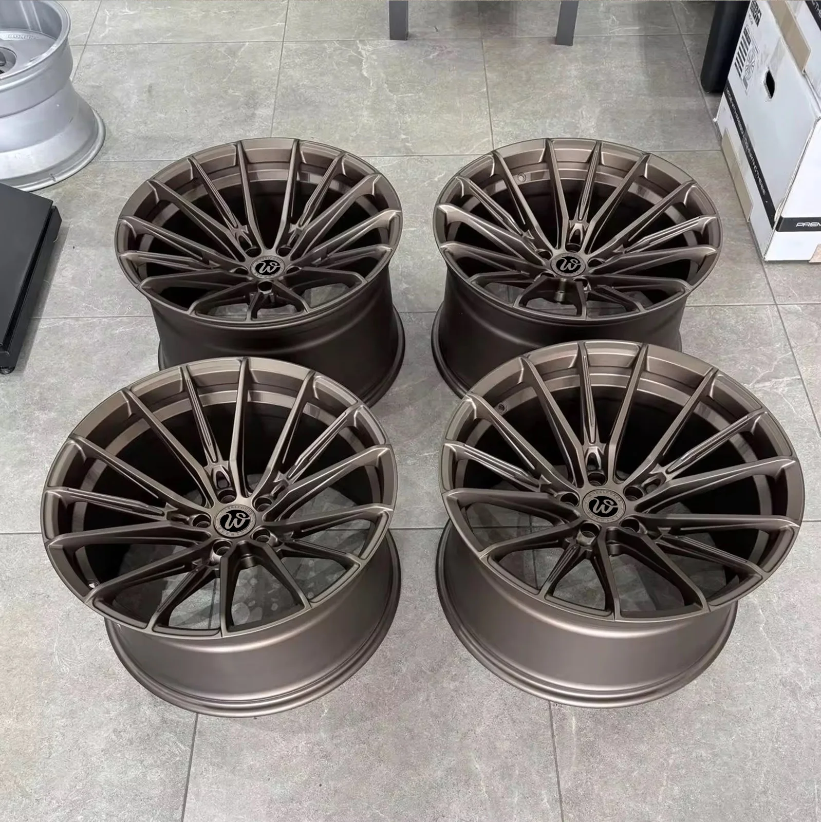 Фото Кованые диски Custom Forged Deep Concave, 19-22 дюйма, PCD 5x114.3 5x120, высокопроизводительные диски для BMW M3 M4 G80, готовы к использованию на треке №3