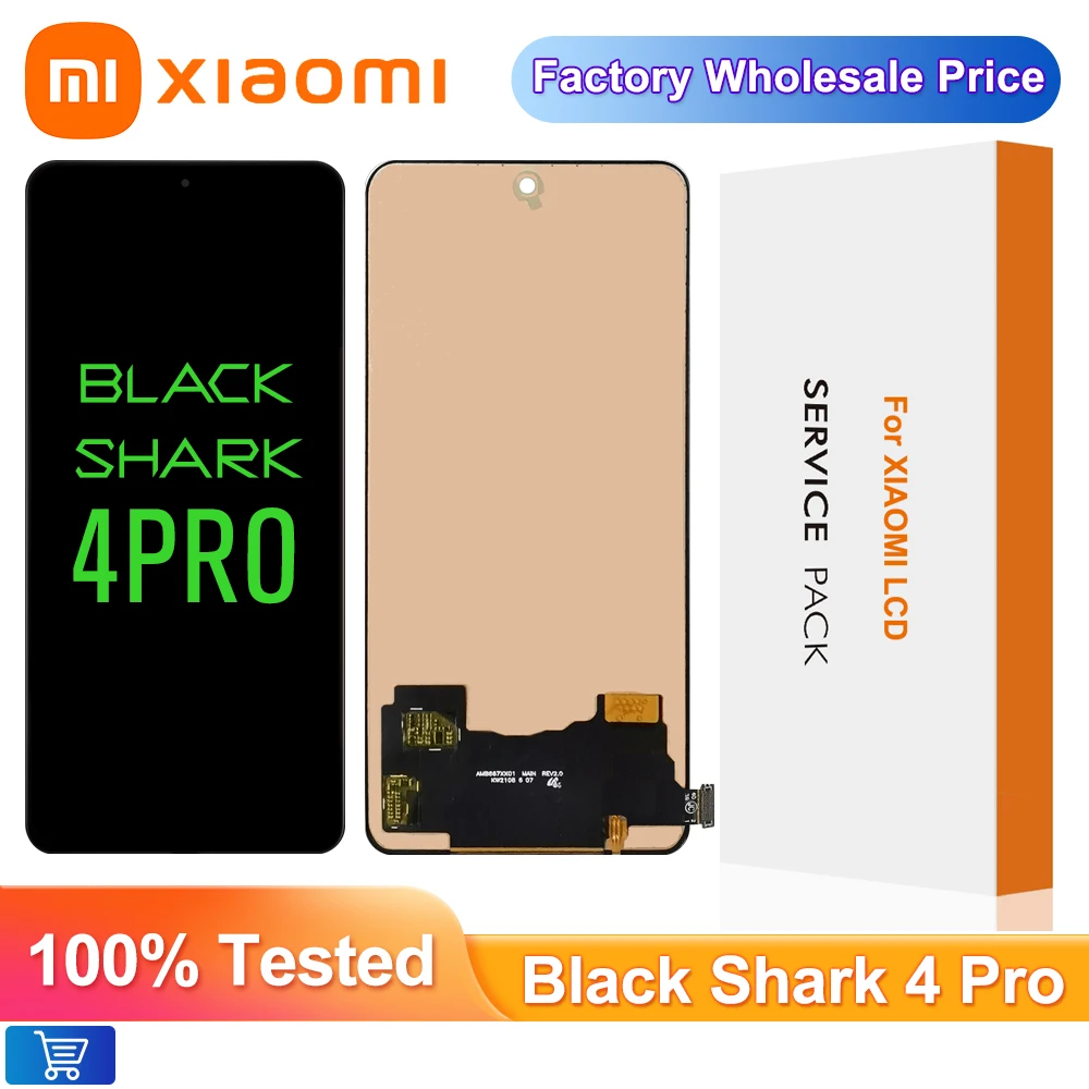 

100% протестированный TFT-экран для Xiaomi Black Shark 4 Shark PRS-H0/A0 ЖК-экран + сенсорная панель дигитайзер для BlackShark 4 Pro LCD